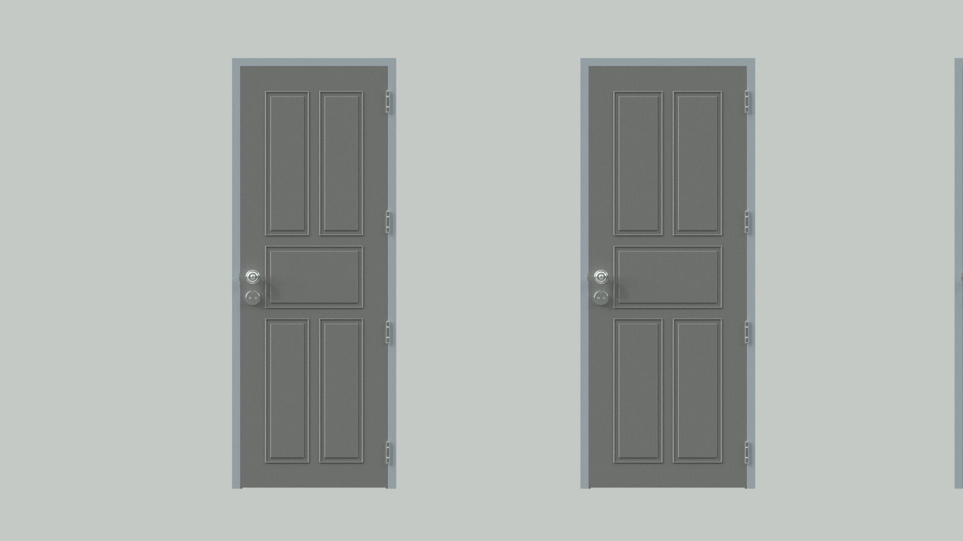 Door sets 1 3D model_12