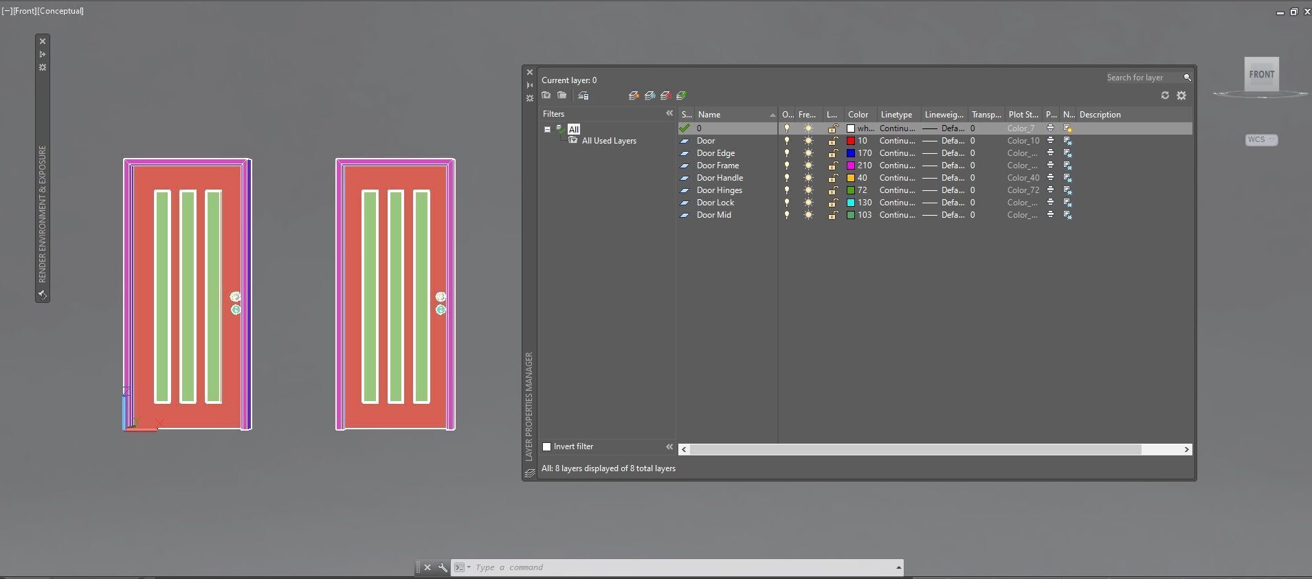 Door sets 1 3D model_40