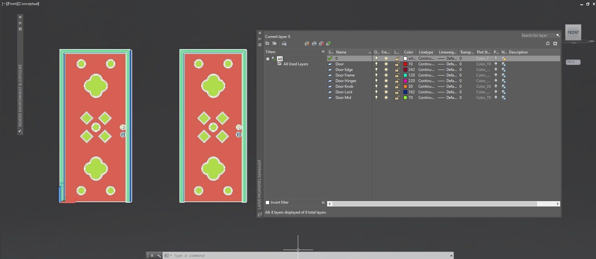 Door sets 1 3D model_42