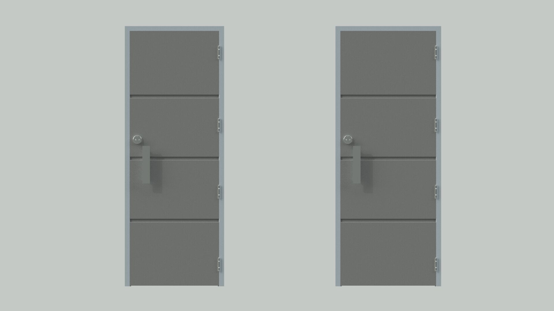 Door sets 1 3D model_4