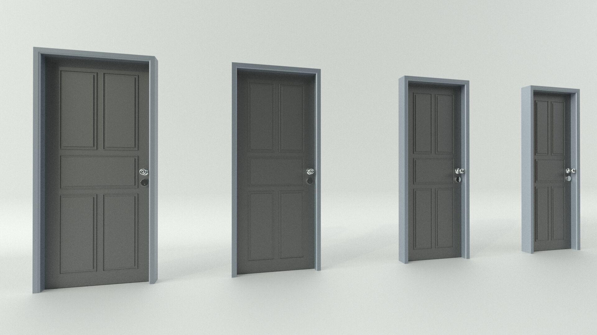 Door sets 1 3D model_9