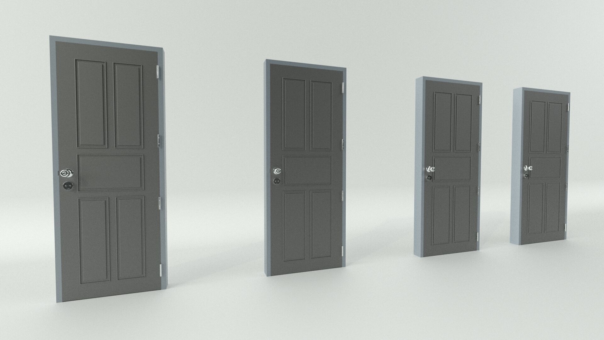 Door sets 1 3D model_10