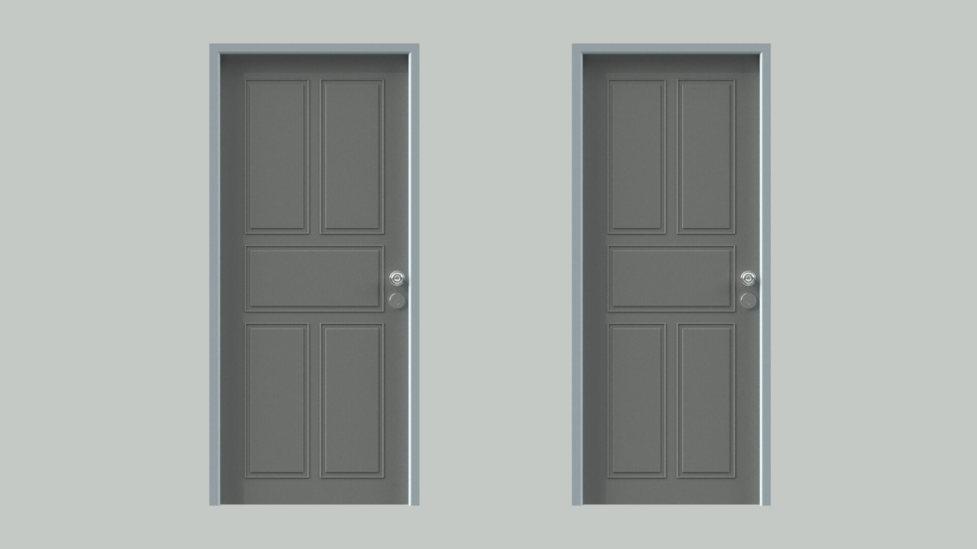 Door sets 1 3D model_11