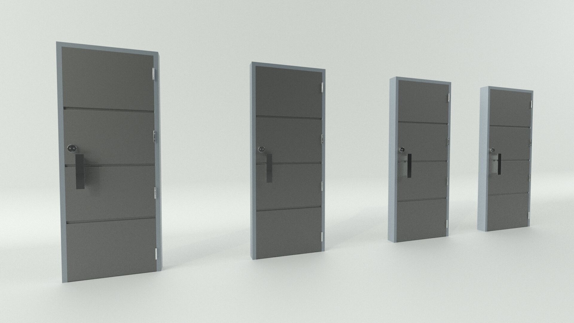 Door sets 1 3D model_2