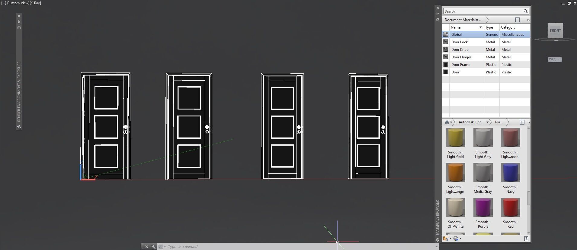Door sets 1 3D model_34