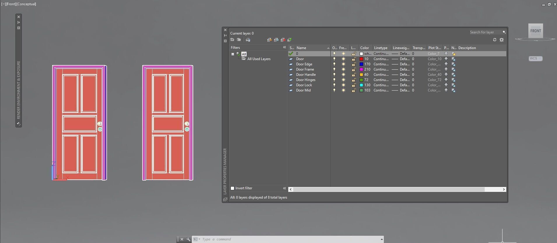 Door sets 1 3D model_38