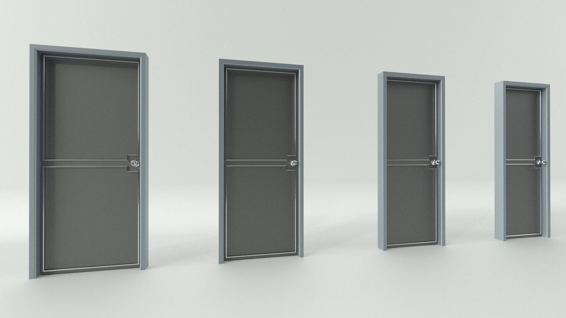 Door sets 1 3D model_5