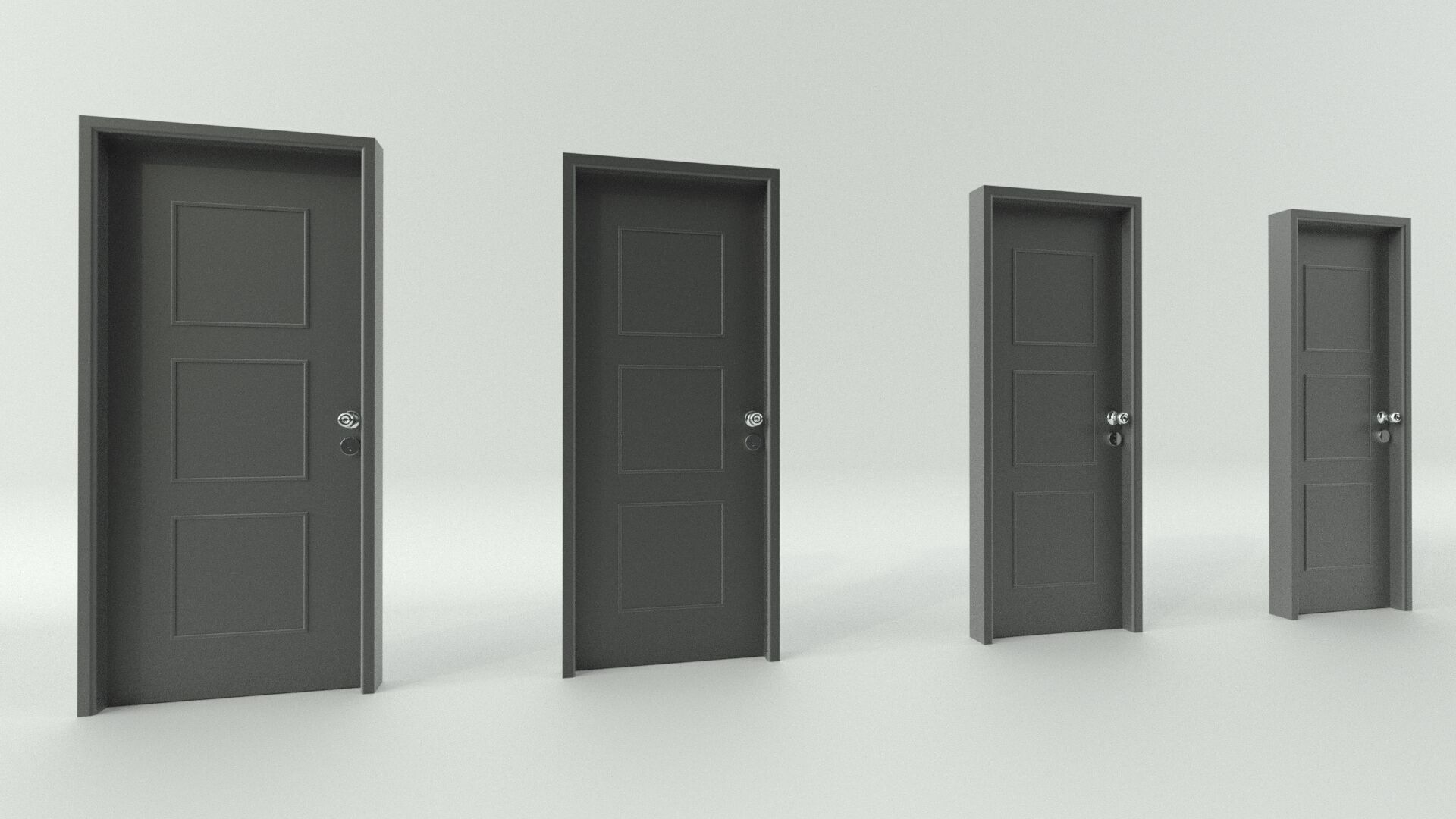 Door sets 1 3D model_21