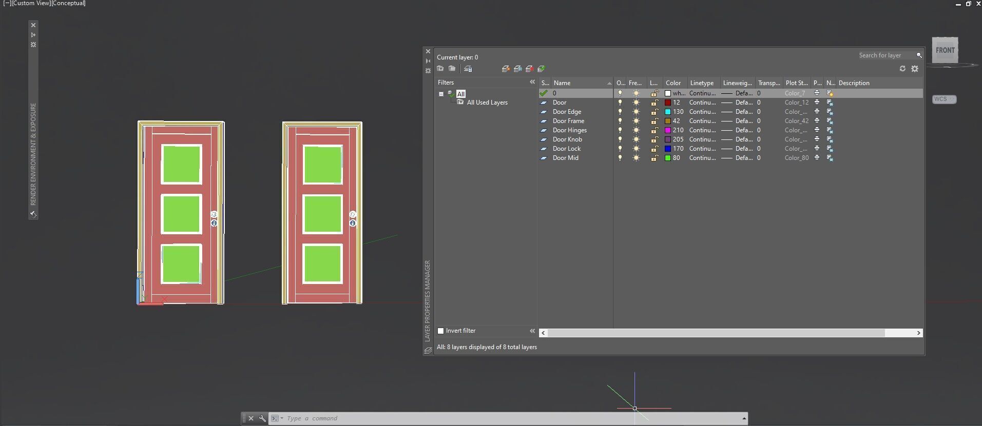 Door sets 1 3D model_41
