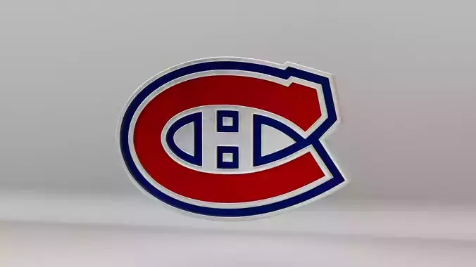 NHL Montreal Canadiens Team Logo 3D model