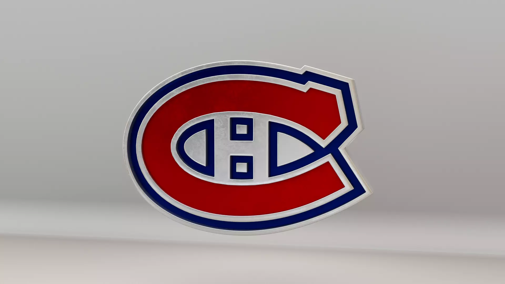 NHL Montreal Canadiens Team Logo 3D model_0