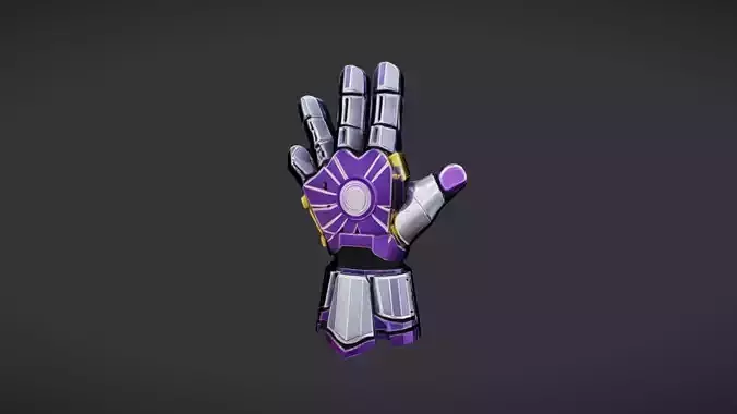 futuristic robotic hand 3D model