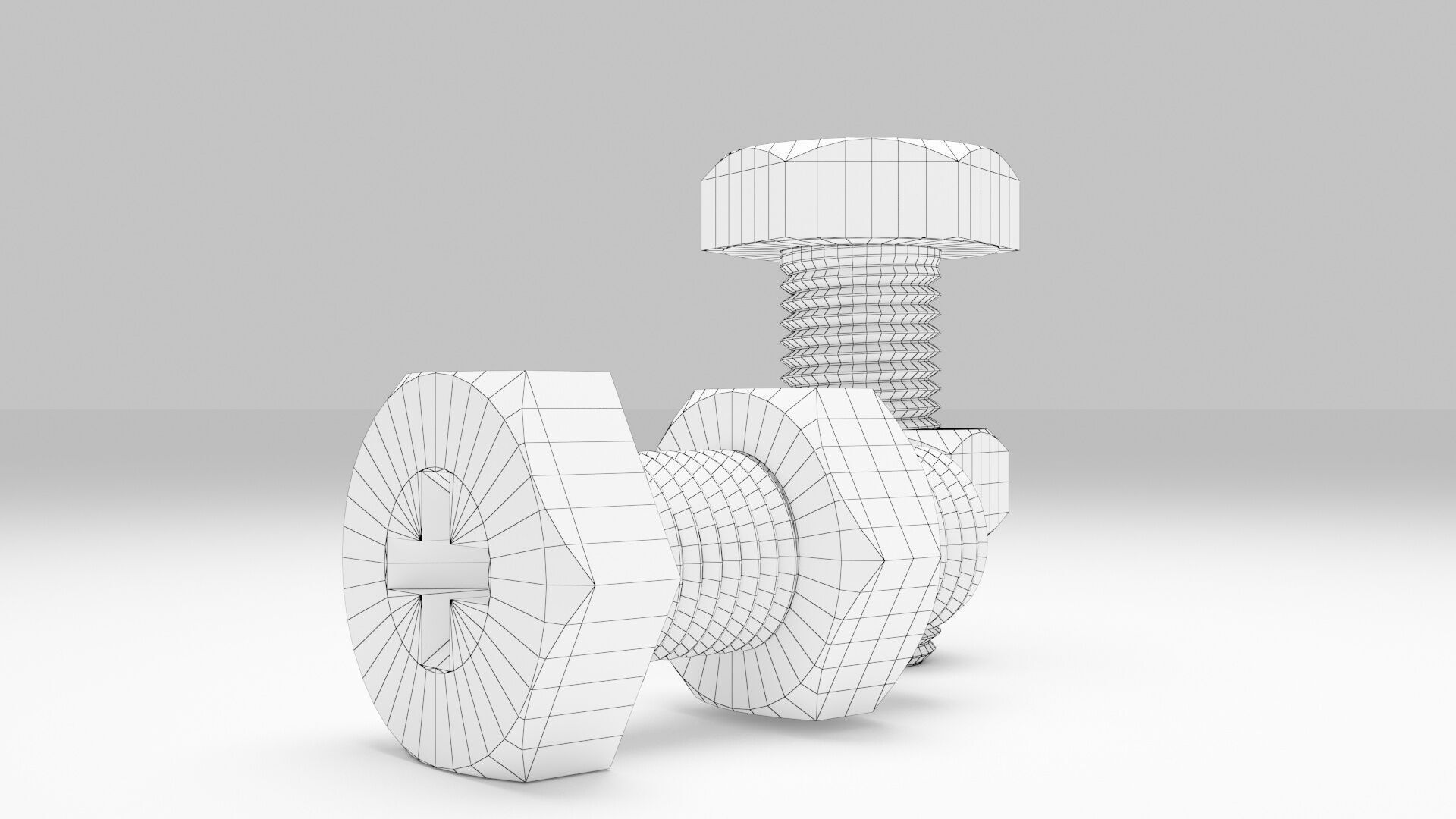Factory Bolt 3D model_6