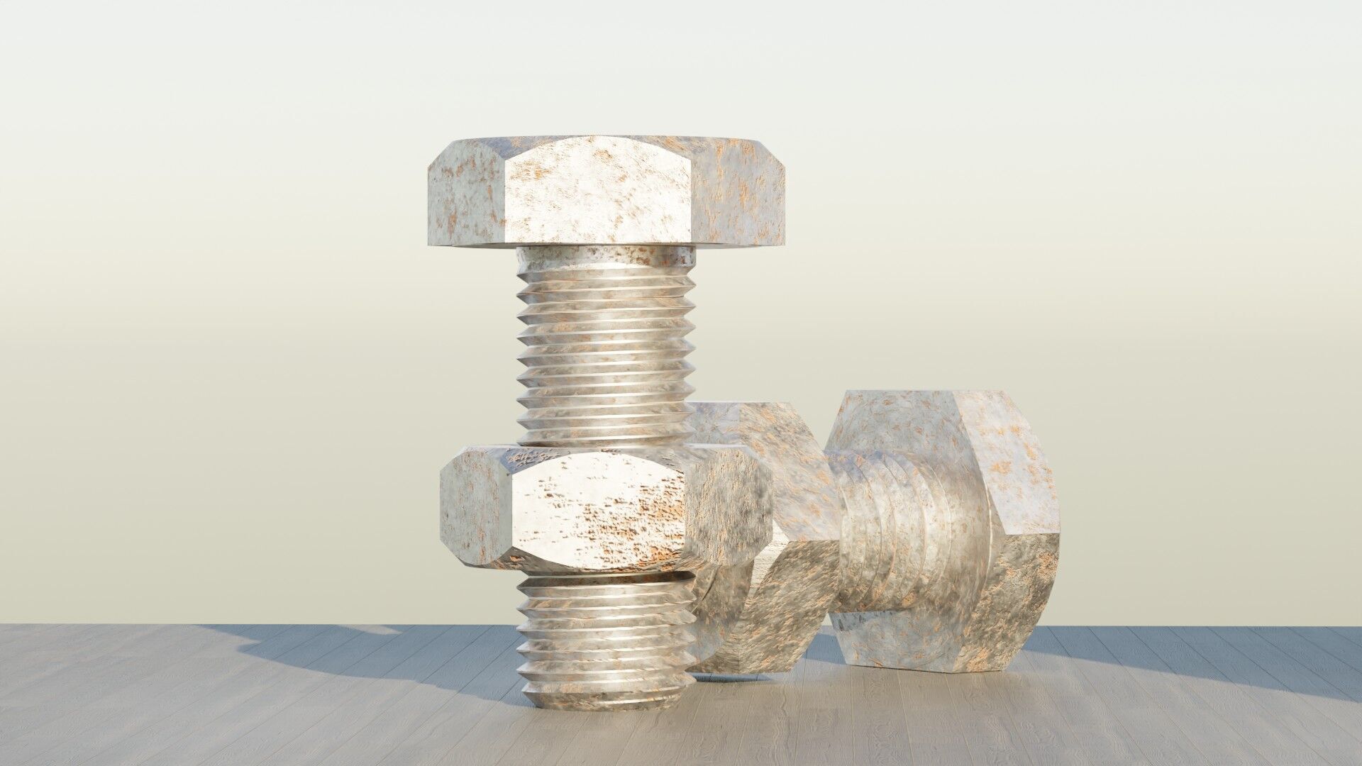 Factory Bolt 3D model_3