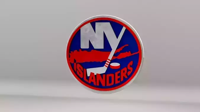 NHL New York Islanders Team Logo 3D model