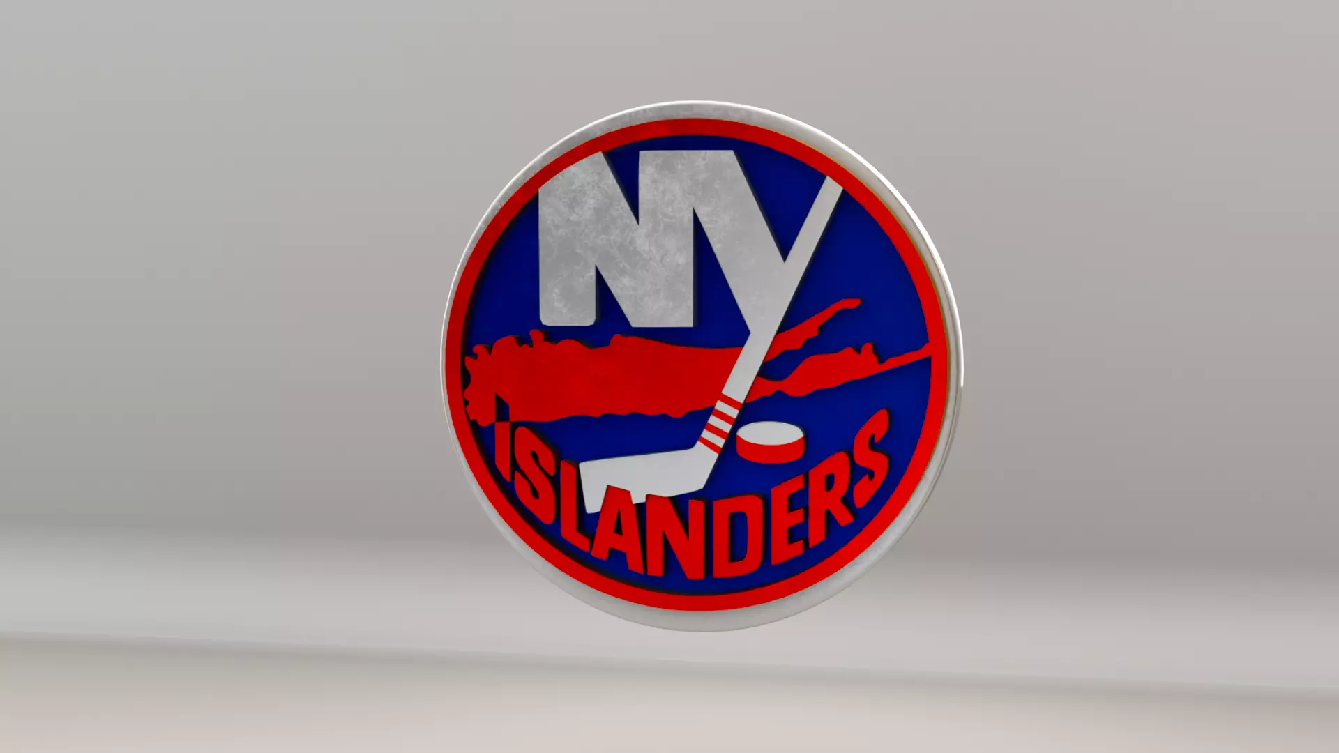 NHL New York Islanders Team Logo 3D model_0