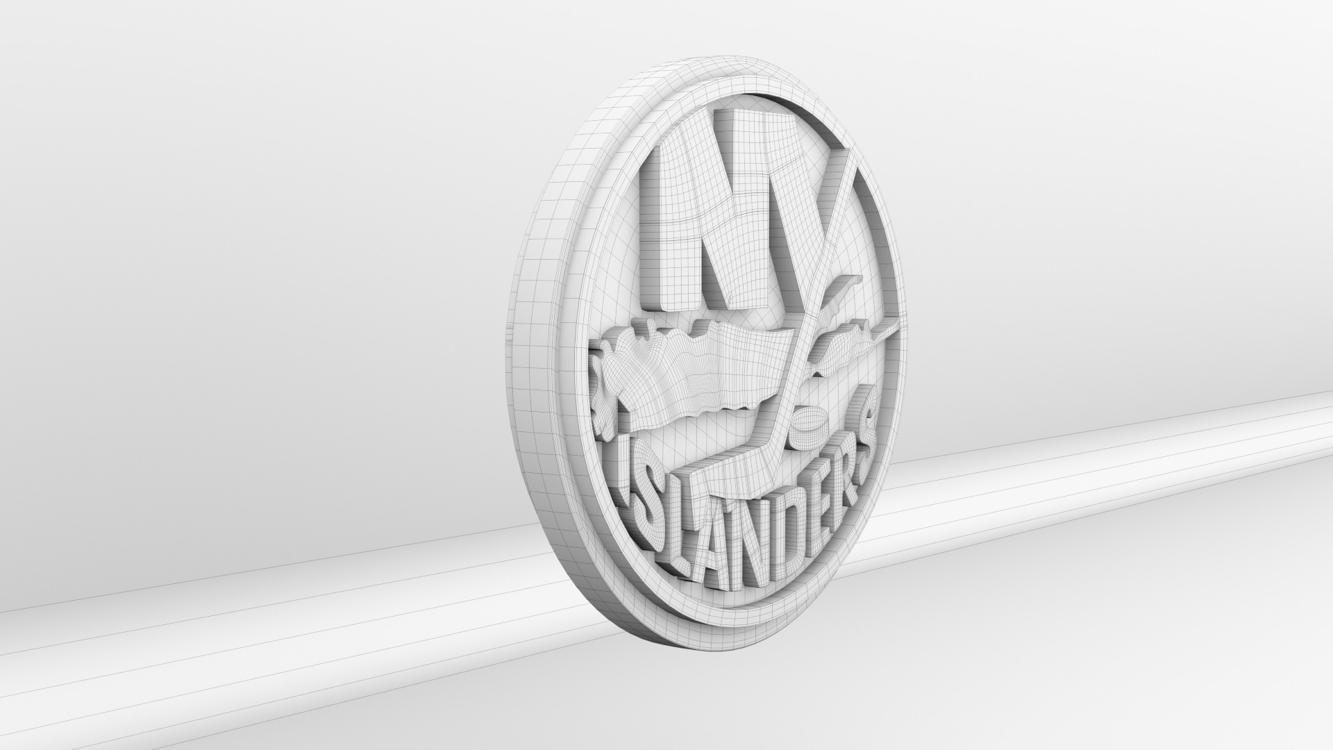 NHL New York Islanders Team Logo 3D model_10