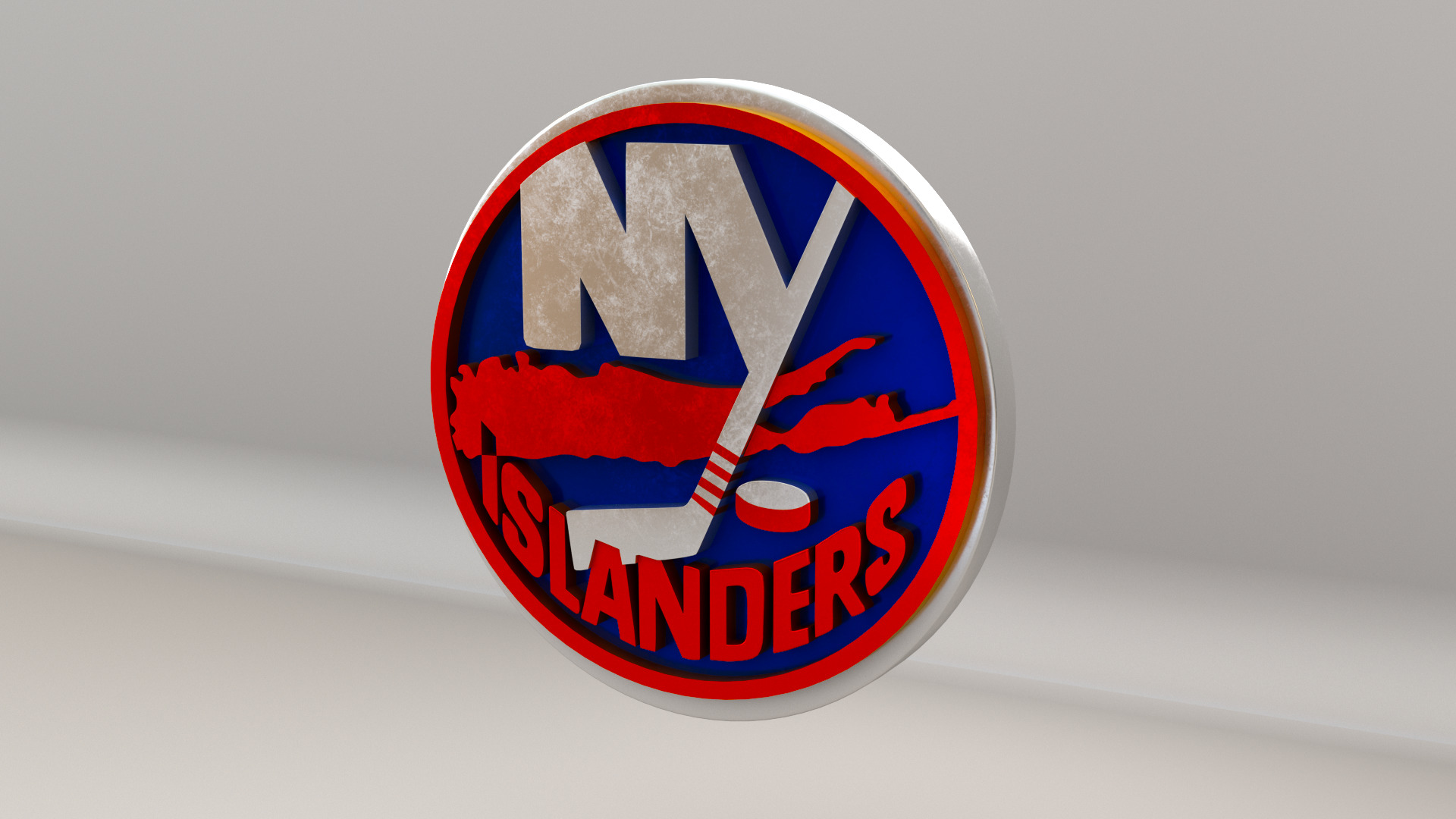 NHL New York Islanders Team Logo 3D model_2