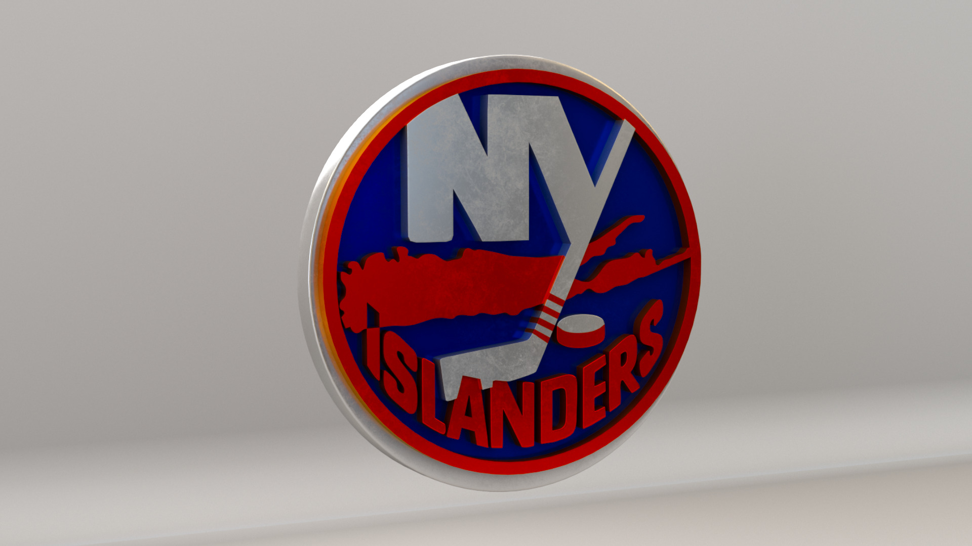 NHL New York Islanders Team Logo 3D model_3