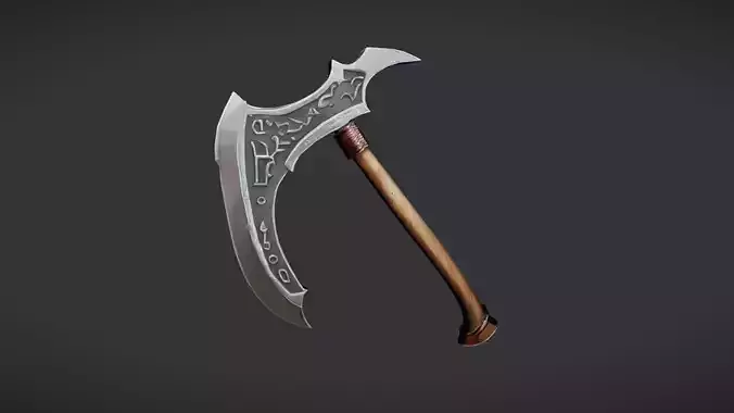 decorative medieval axe