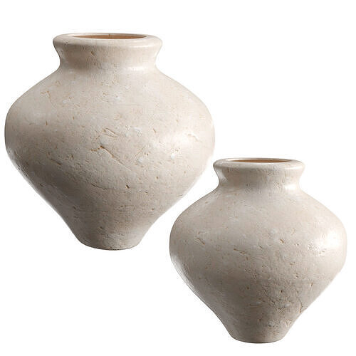 Laguna Vase Natural White Large small 3D model