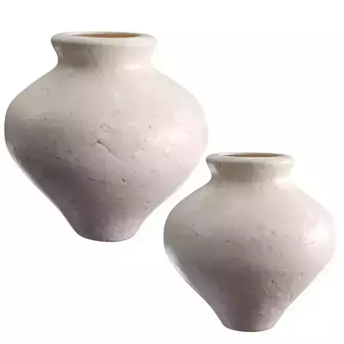 Laguna Vase Natural White Large small