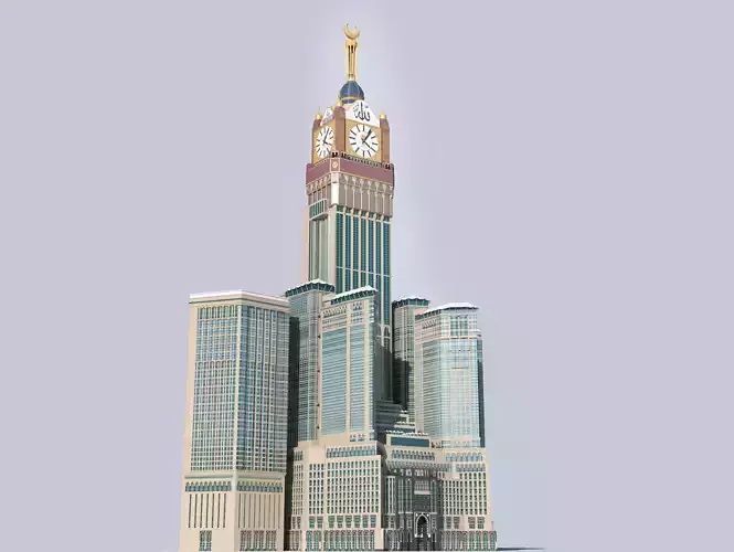 Makkah Royal Clock Tower - saudi arabia 3D model
