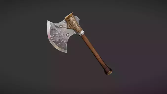 Decorative battle axe