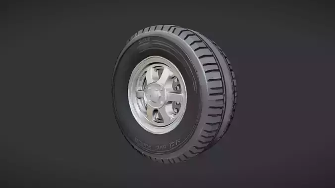 Automobile tire and wheel