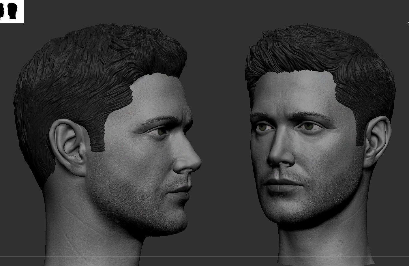 Dean Winchester Likeness-Supernatural 3D print model_3