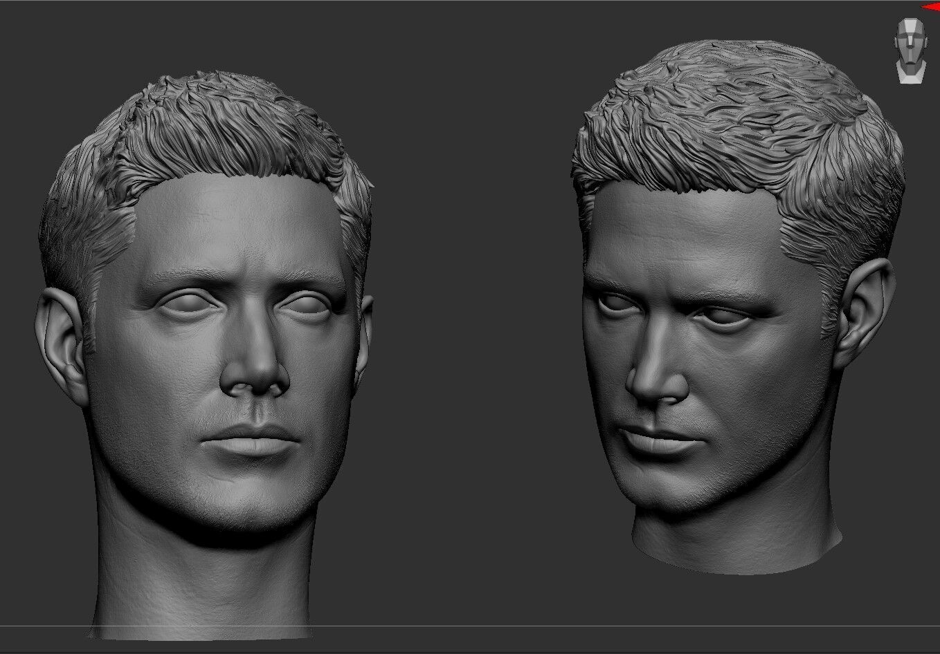 Dean Winchester Likeness-Supernatural 3D print model_6