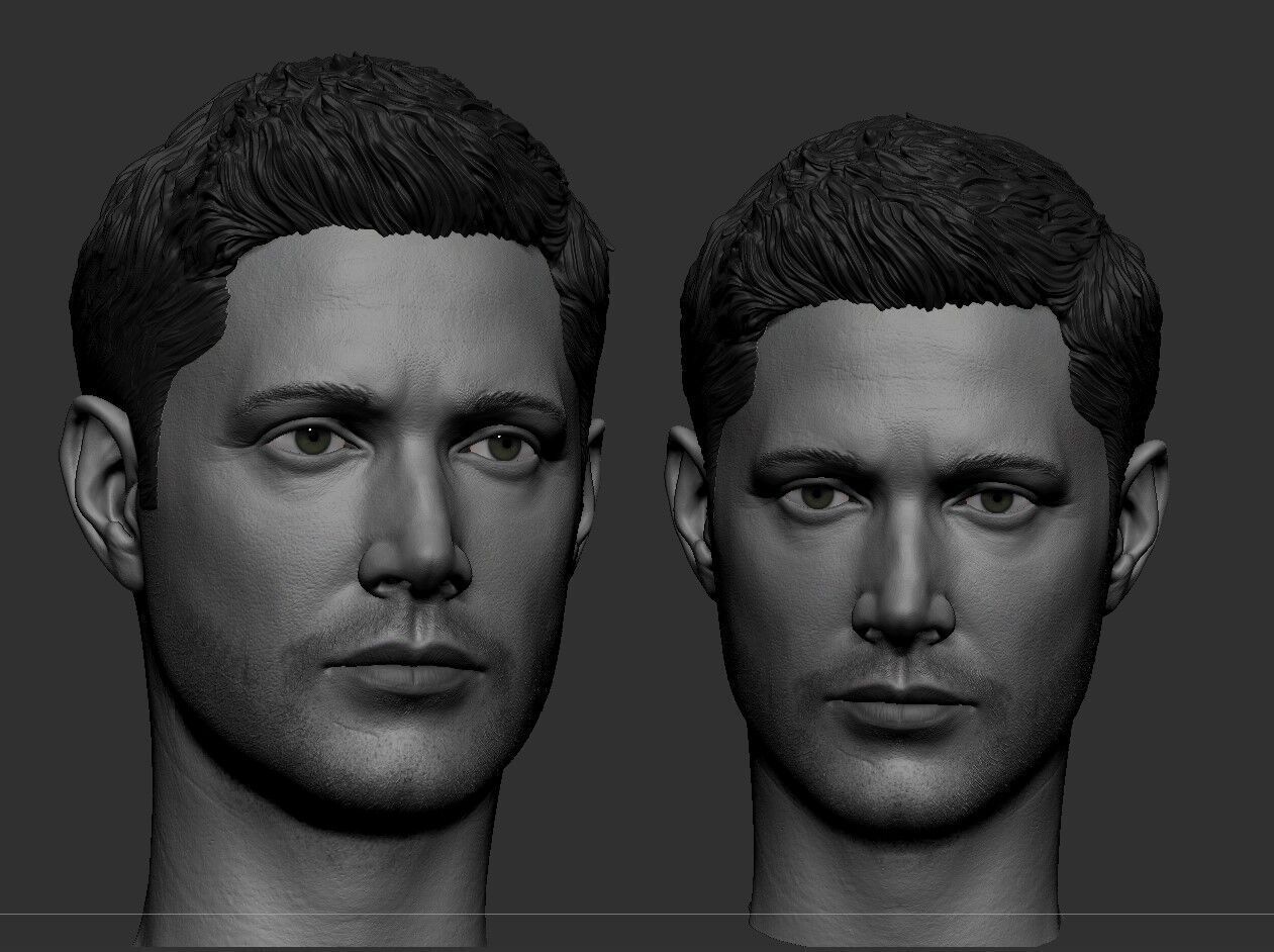 Dean Winchester Likeness-Supernatural 3D print model_1