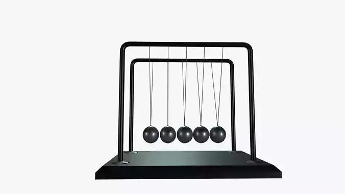 Newtons Cradle 3D model
