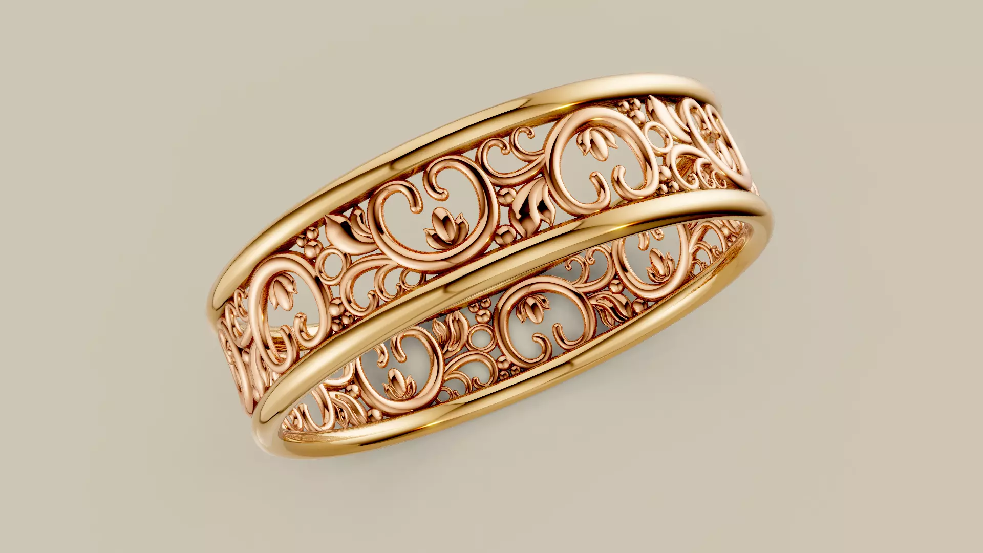 Life Eternity Engagement Ring 3D print model