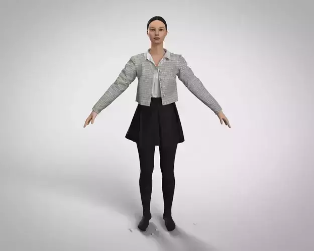 Stylish Designer Women Academia Outfit Set of 3 Garments CLO