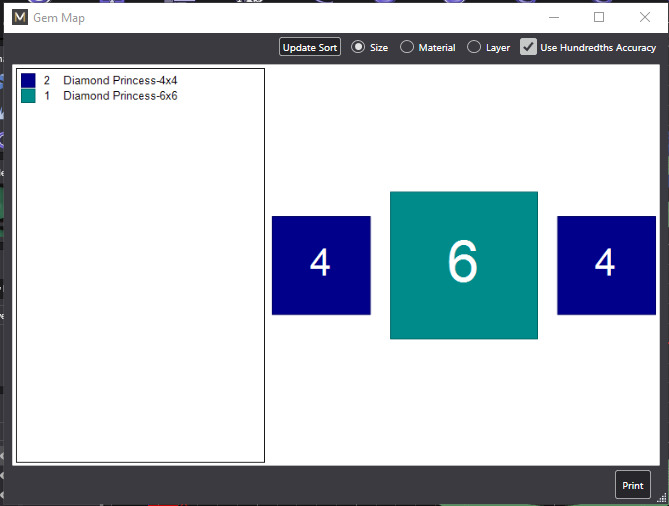 Ring  Princess 16 5 mm 3D print model_3