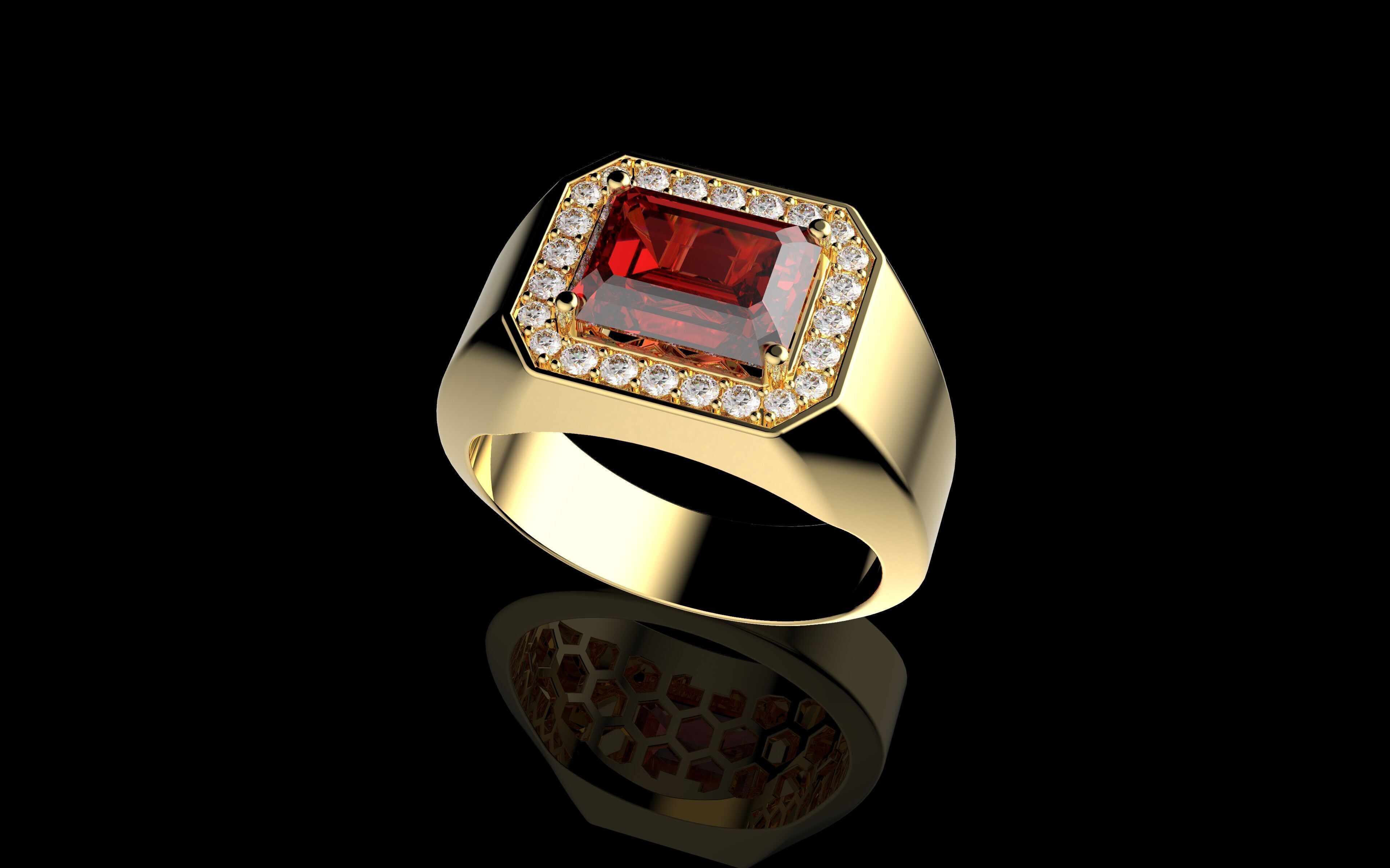 Gold N1258 3D print model_7