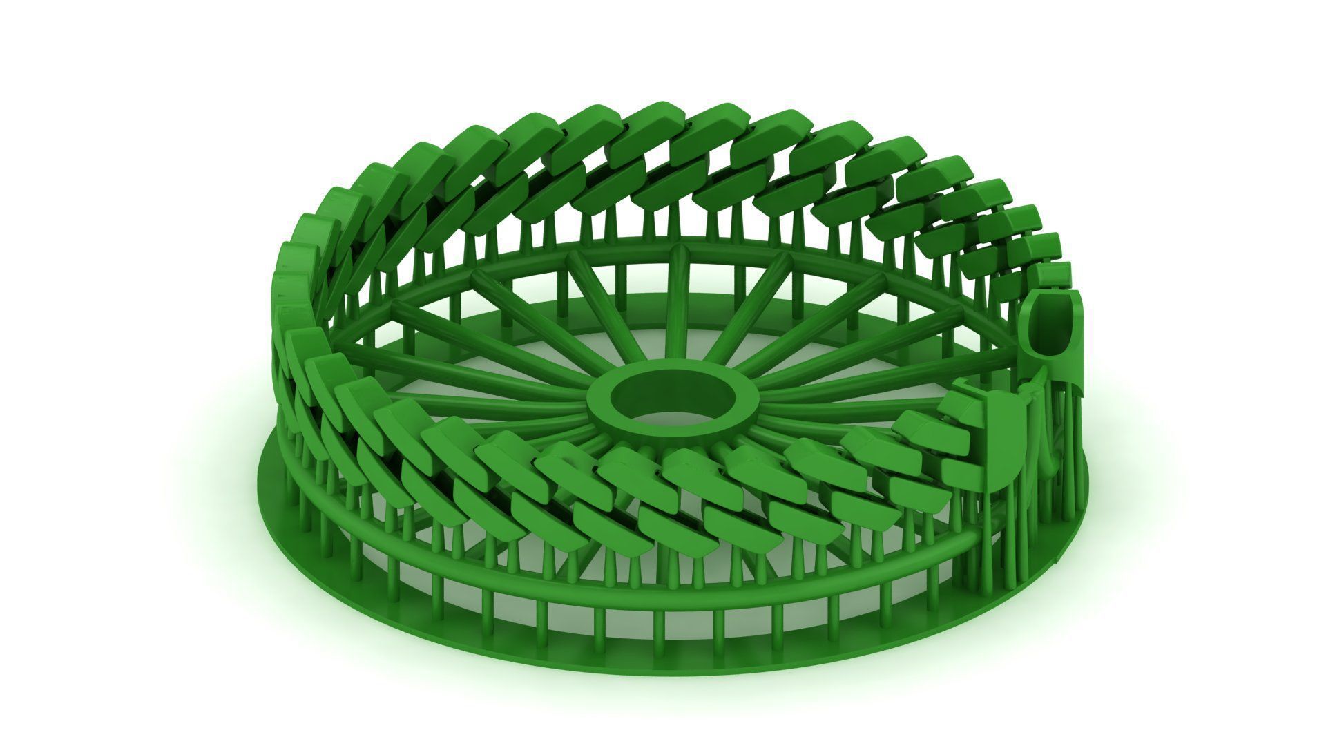 5 TOP SOLD SPIRAL MIAMI CUBAN Chain LINK  3D Model Collection_3