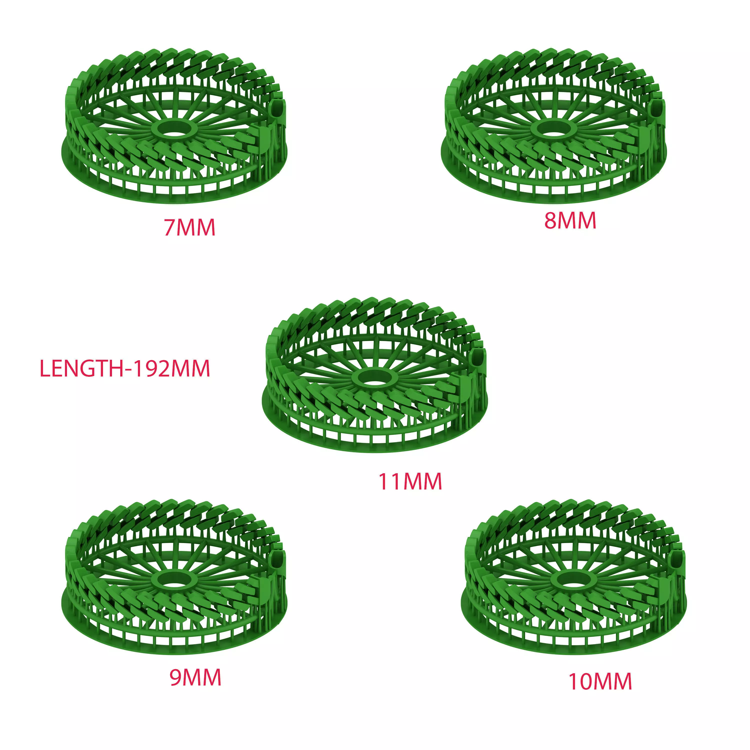 5 TOP SOLD SPIRAL MIAMI CUBAN Chain LINK  3D Model Collection_0