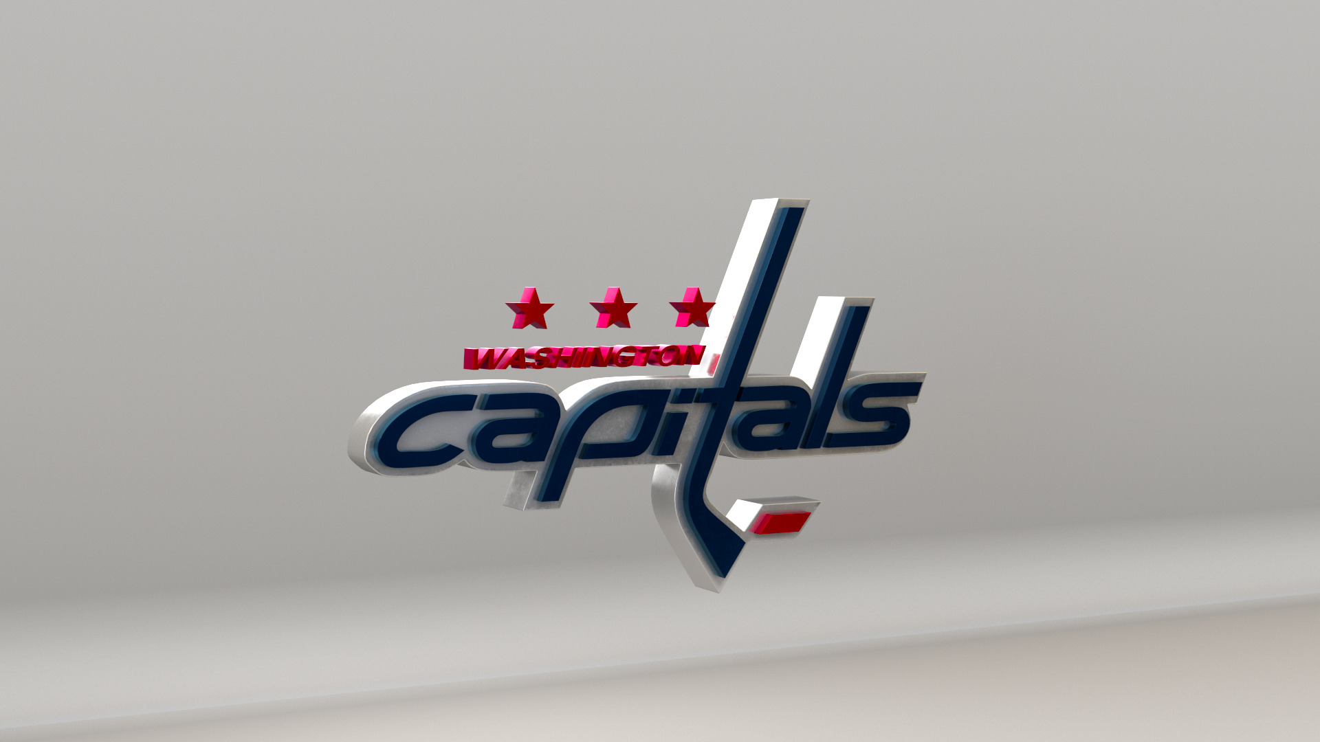 NHL Washington Capitals Team Logo 3D model_3