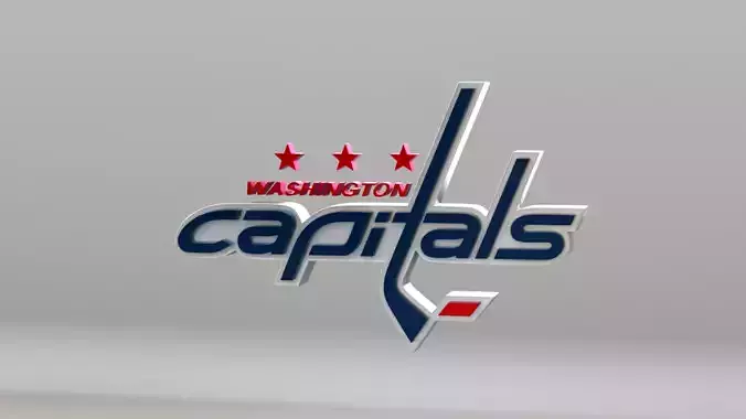 NHL Washington Capitals Team Logo 3D model
