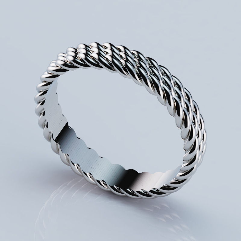 Ring Jessy 16mm 3D print model_1