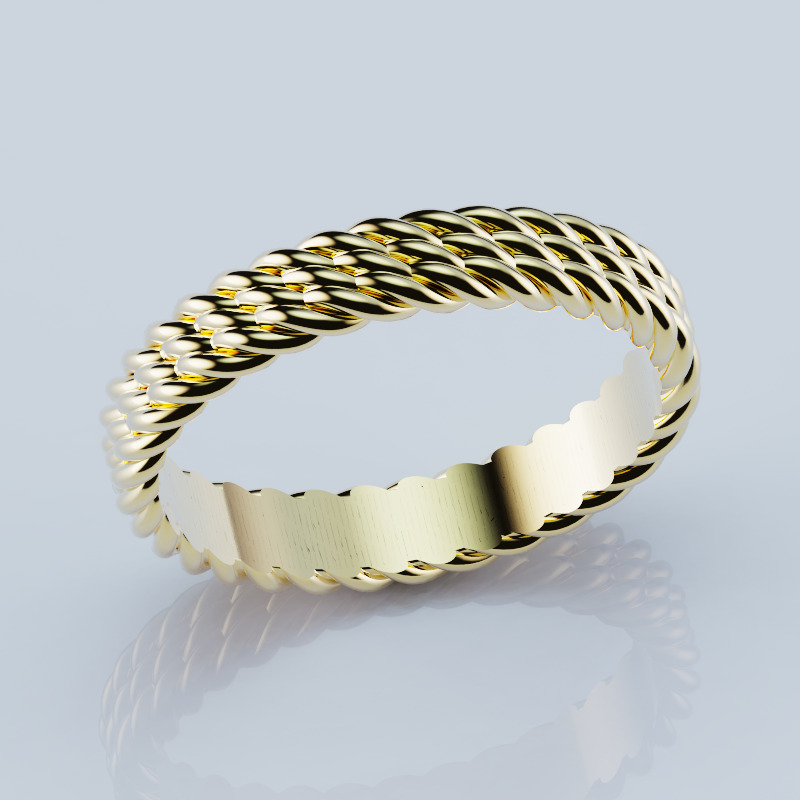 Ring Jessy 16mm 3D print model_3