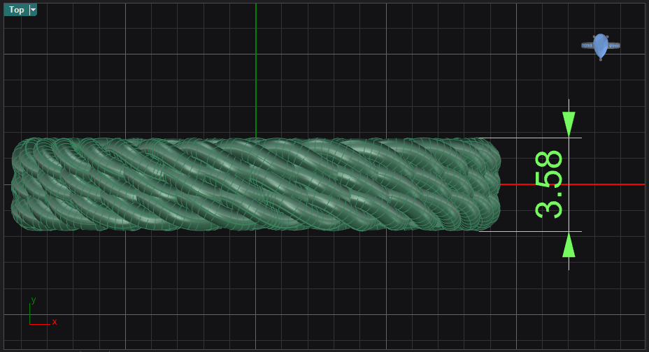 Ring Jessy 16mm 3D print model_5