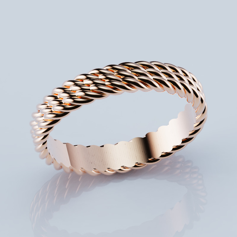 Ring Jessy 16mm 3D print model_2