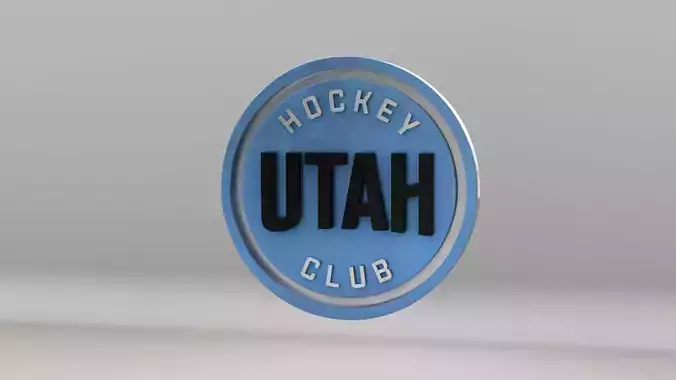 NHL Utah Hockey Club Team Logo 3D model