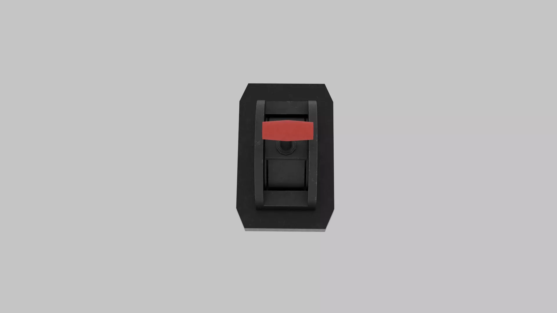 lever Low-poly 3D model_0