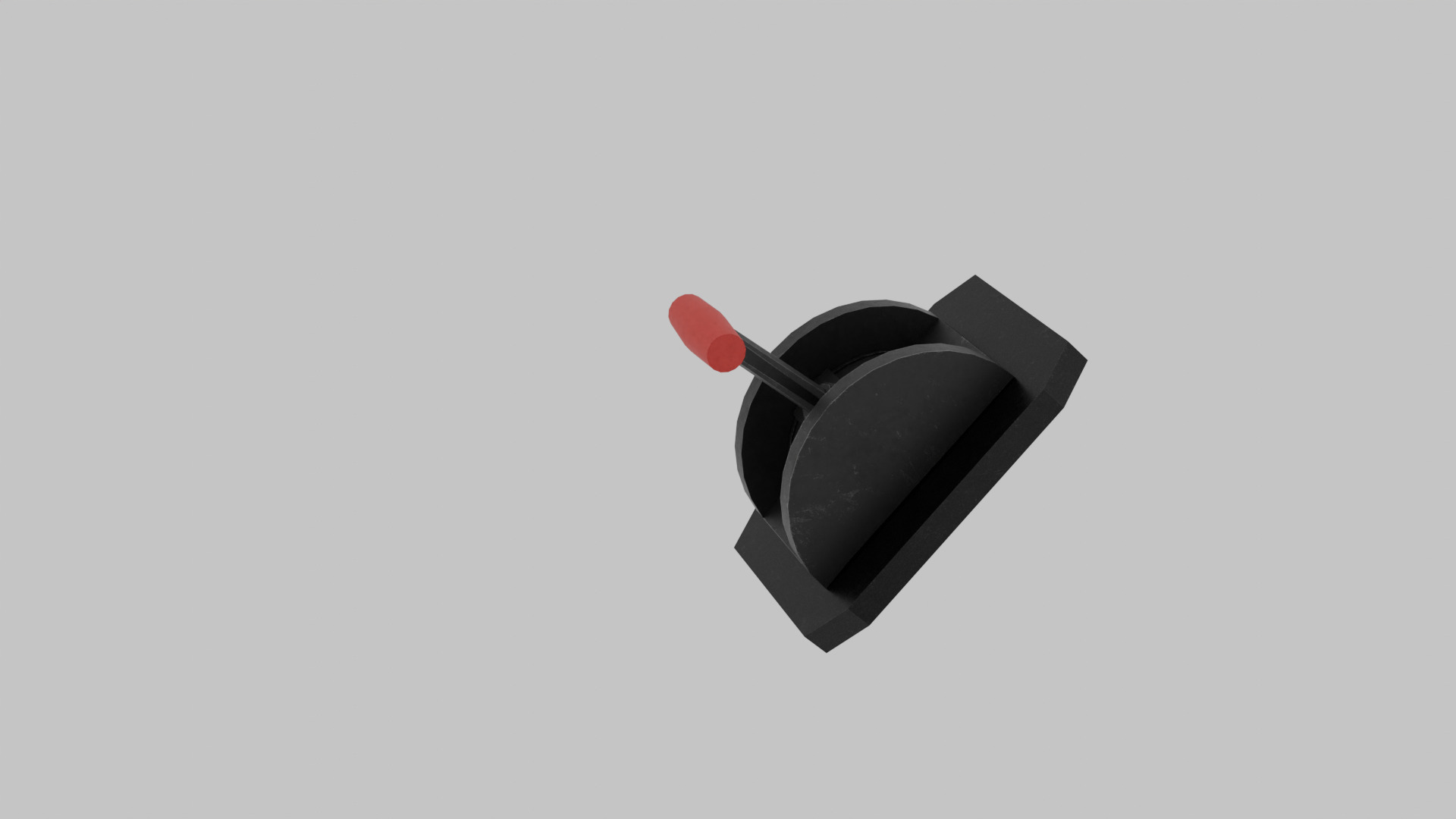 lever Low-poly 3D model_2