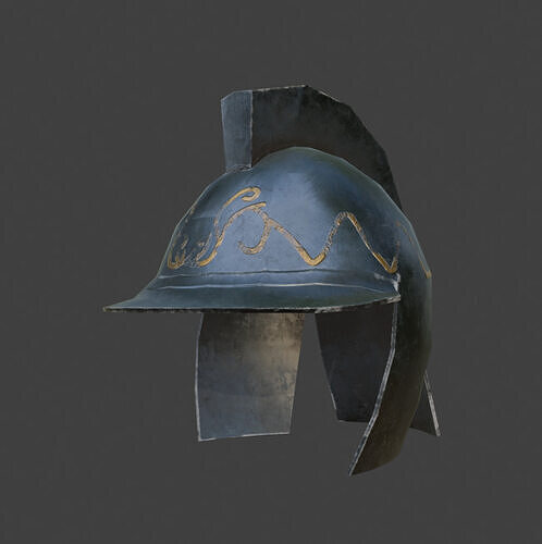 Gameready Giants Helm from Harry Potter 3D Model Free low-poly 3D model