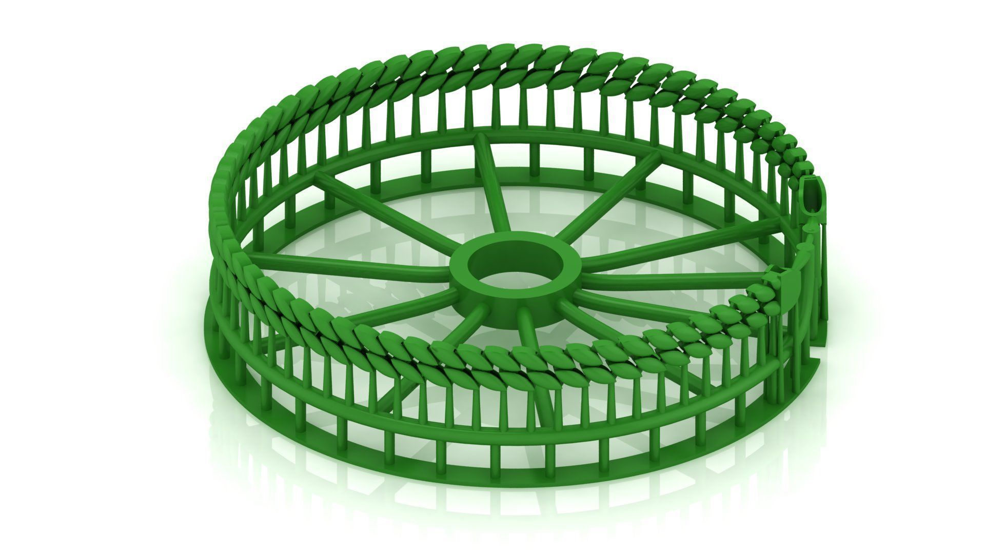 27 DIFFERENT SIZE MASSIVE SPIRAL  MIAMI CUBAN LINK BRACELET  3D Model Collection_11